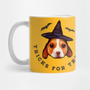 Halloween Cute Dog Witch Trick Or Treat Mug